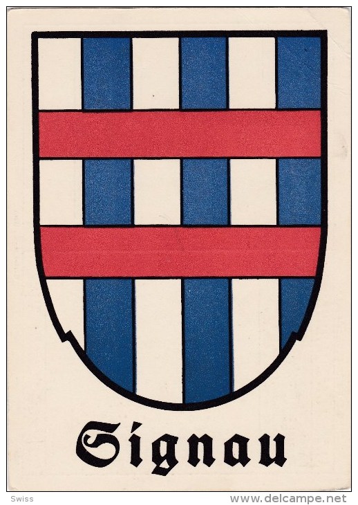 DIE WAPPEN DER 30 AMTSBEZIRKE DES KANTONE BERN   SIGNAU - Bern