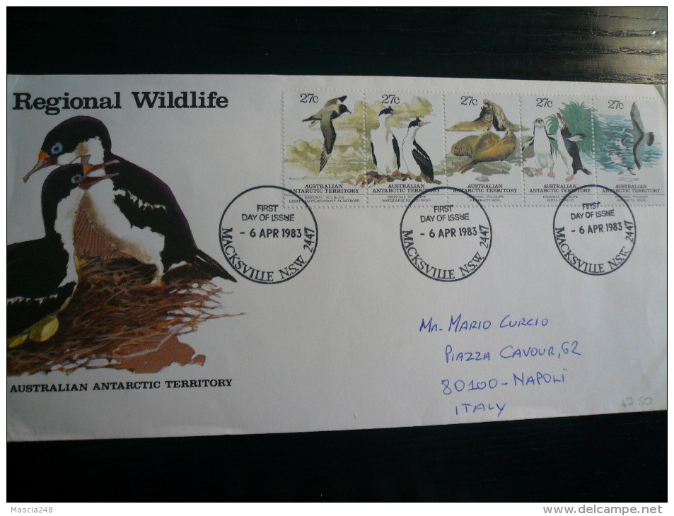 Australia Antarctic Territory 1983 Wildlife FDC - FDC