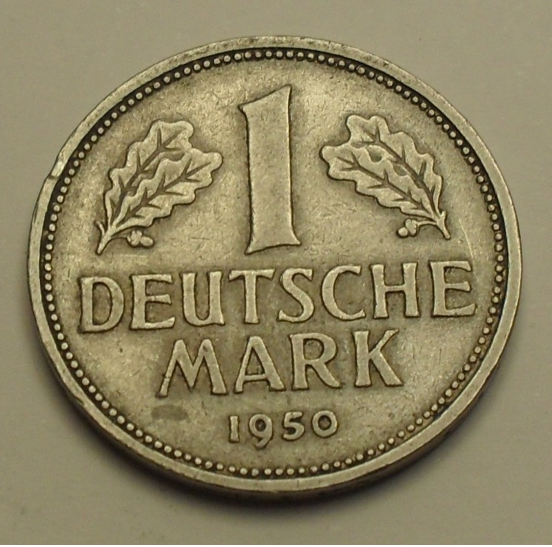 1950 - Allemagne - Germany - 1 MARK, (J) - KM 110 - 1 Mark