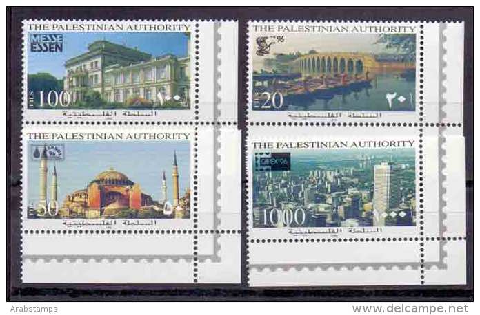 1996 Palestinian Exhibitions Complete Set 4 Values MNH  (Or Best Offer) - Palestine
