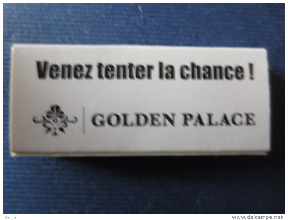 Boite D'allumettes GOLDEN PALACE - Casino