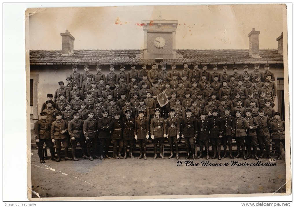 1937 - 8 EME BATAILLON DE CHASSEURS - ROCHE NICOLAS - PHOTO MILITAIRE 22.5 X 17 CM - Guerre, Militaire