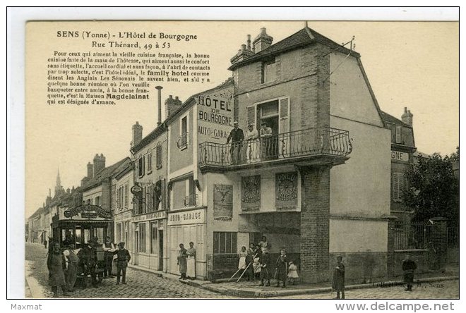 SENS /  L ' Hôtel De Bourgogne Rue Thénard - Sens