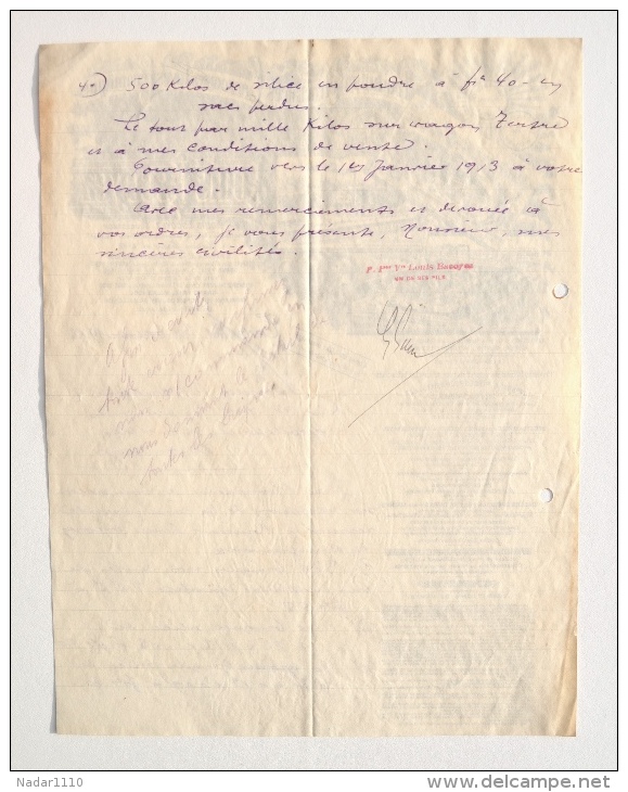 Lettre En-tête De PRODUITS REFRACTAIRES CARREAUX & PAVÉS CÉRAMIQUES ESCOYEZ De TERTRE Vers VERRERIES De MANAGE, 1912 - 1900 – 1949