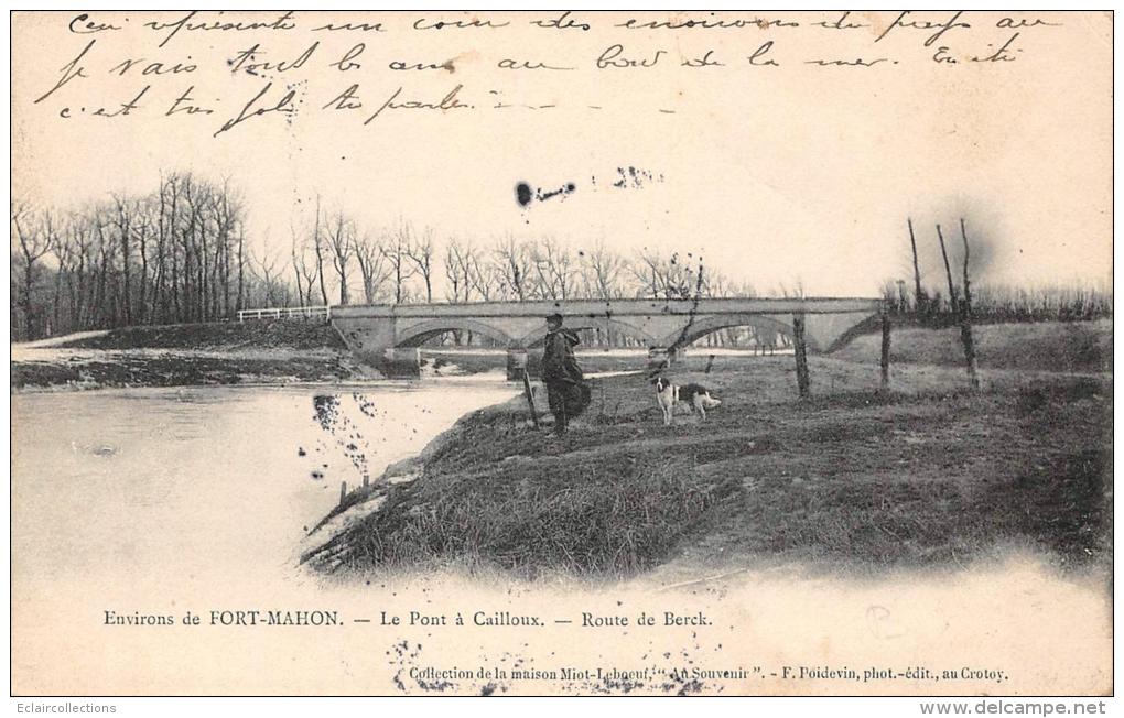 Fort Mahon     80      Le Pont A Cailloux Route De Berck - Fort Mahon