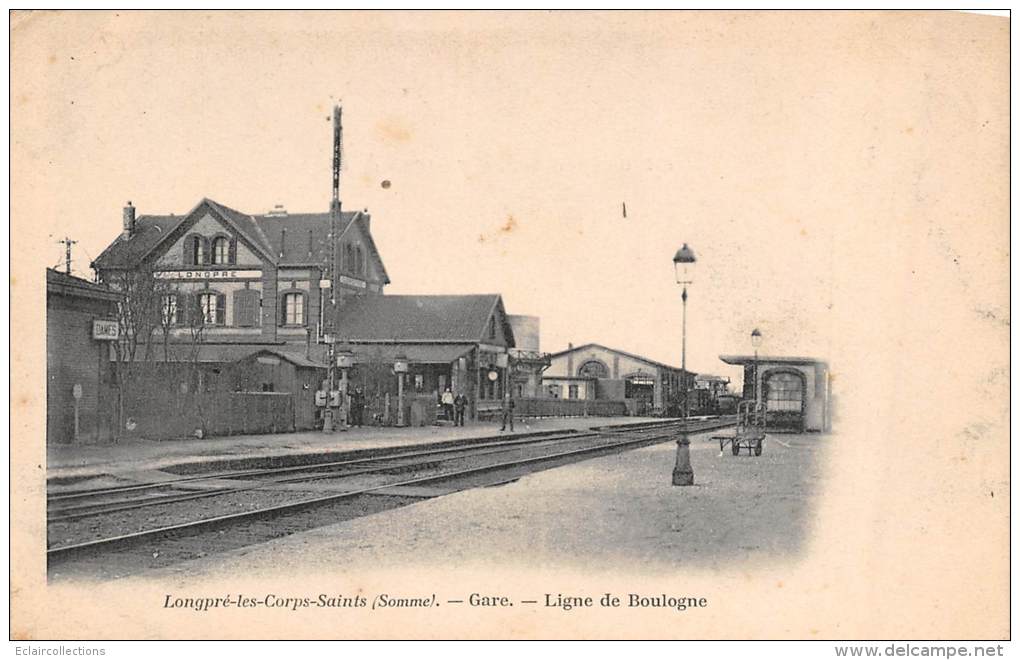 Longpré Les Corps Saints     80         Intérieur De La Gare . Ligne De Boulogne Sur Mer - Other & Unclassified