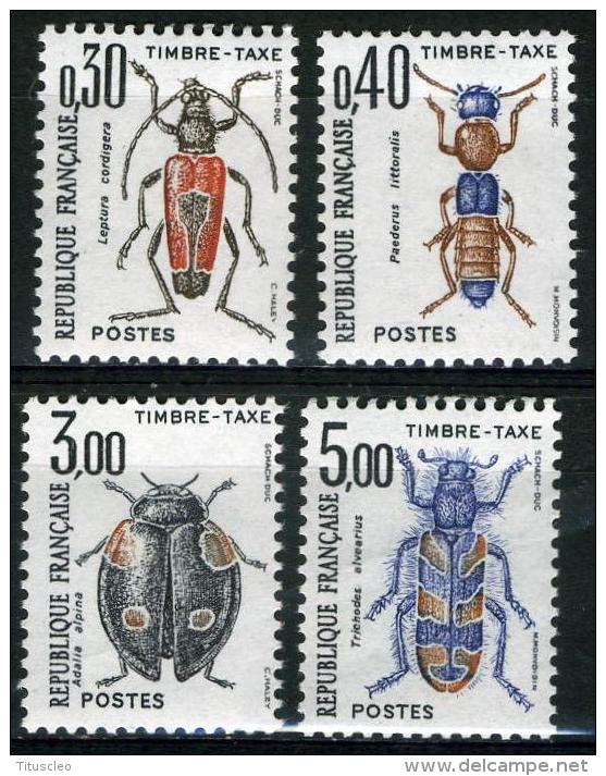 FRANCE T109/T112**  Insectes - 1960-.... Nuevos