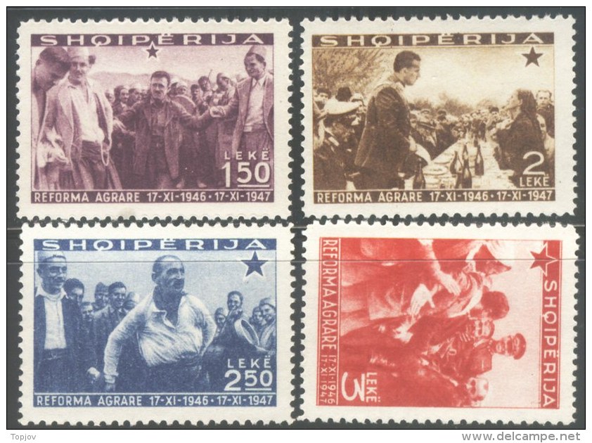 ALBANIA - AGRARIAN REFORM - DEAL FARMLAND - **MNH - 1947 - Agriculture