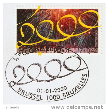 Belgium – 2000 – FDC – Welcome 2000 - Non Classificati