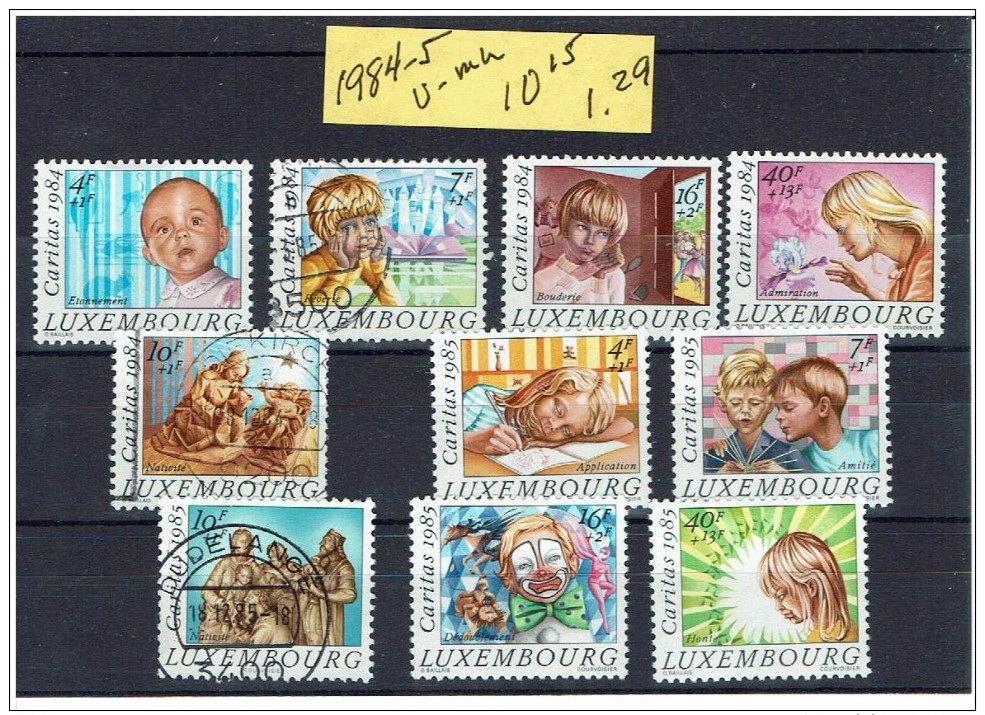 LUXEMBORG...1980's....used/mh - Used Stamps