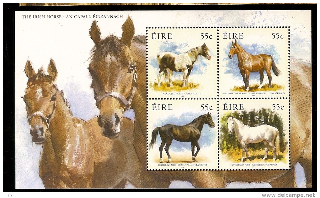 Irlanda ** & O Cavalo Tradicional Irlandês 2011 (91) - Blocks & Sheetlets