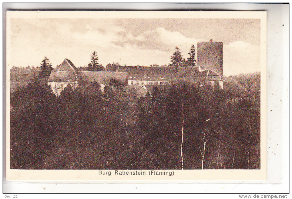 0-1821 RABENSTEIN / FLÄMING, Burg Rabenstein - Niemegk