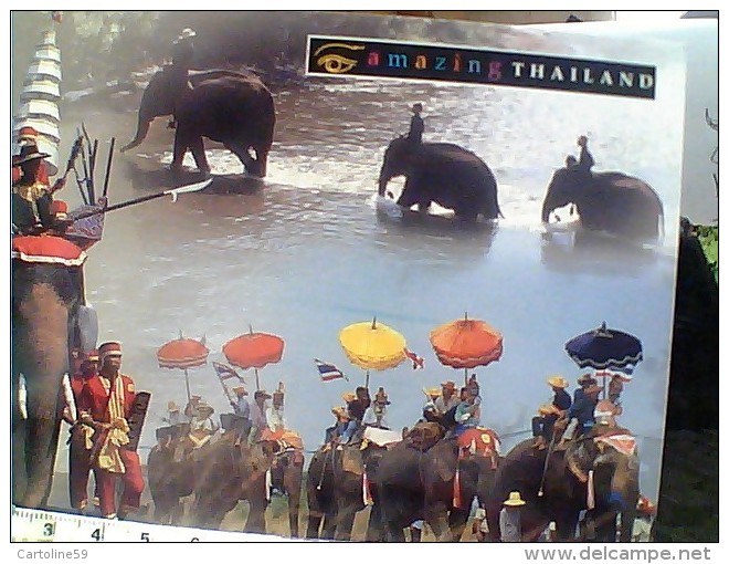 TAILANDIA  ELEFANTI  ELEPHANT  FESTA  N1990 EU17785 - Tailandia