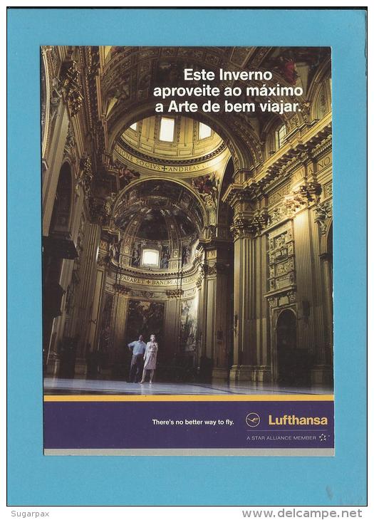 LUFTHANSA - ADVERTISING - Promoção De Inverno 2004 - 2 Scans - Publicidad