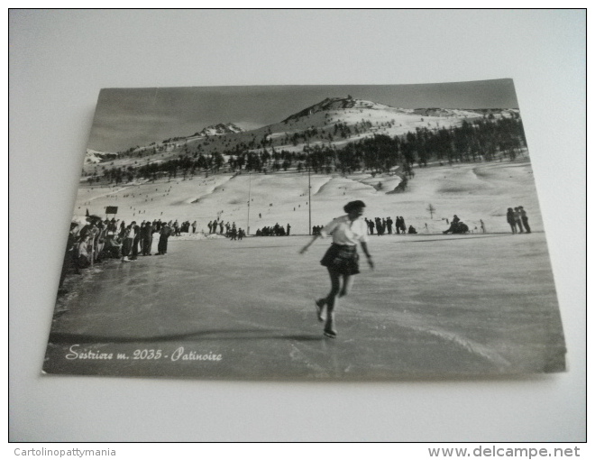 PATTINATRICE SUL GHIACCIO PATINOIRE SESTRIERE - Patinage Artistique