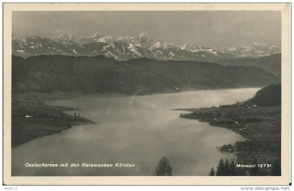 AK 0141  Ossiachersee Mit Den Karawanken - Verlag Schöllhorn Um 1933 - Ossiachersee-Orte