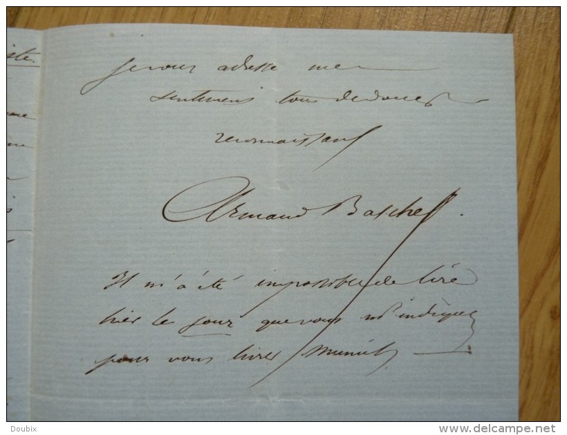 Armand BASCHET (1829-1886) Journaliste - Polémiste ... - AUTOGRAPHE - [ BLOIS ] - Autres & Non Classés