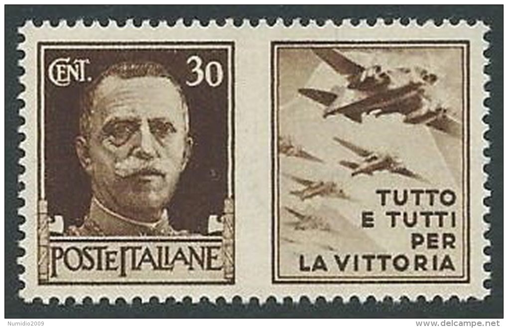 1942 REGNO PROPAGANDA DI GUERRA 30 CENT MNH ** - VA-3 - Propaganda De Guerra