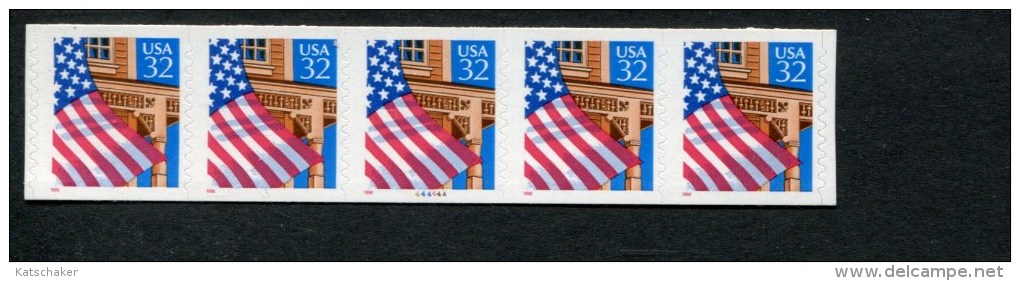 USA POSTFRIS MINT NEVER HINGED EINDWANDFREI POSTFRISCH SCOTT 2915a Plate 44444a 10 X 10 - Roulettes (Numéros De Planches)