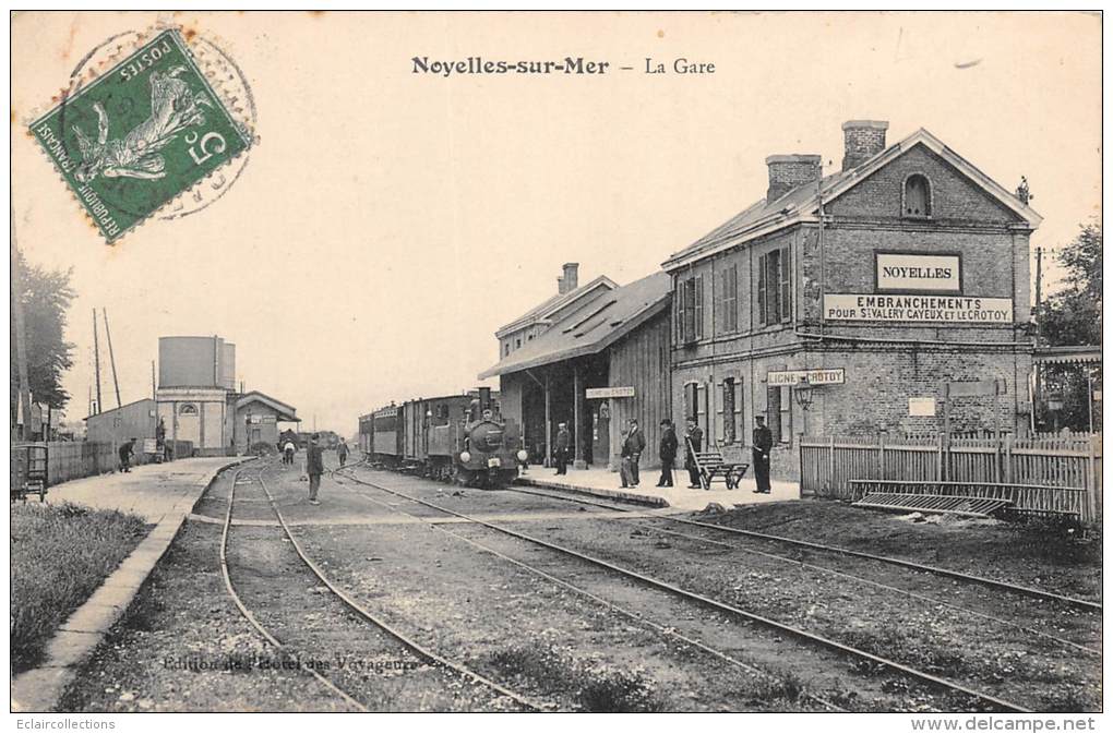 Noyelles Sur Mer    80    Intérieur De La Gare  Train - Noyelles-sur-Mer