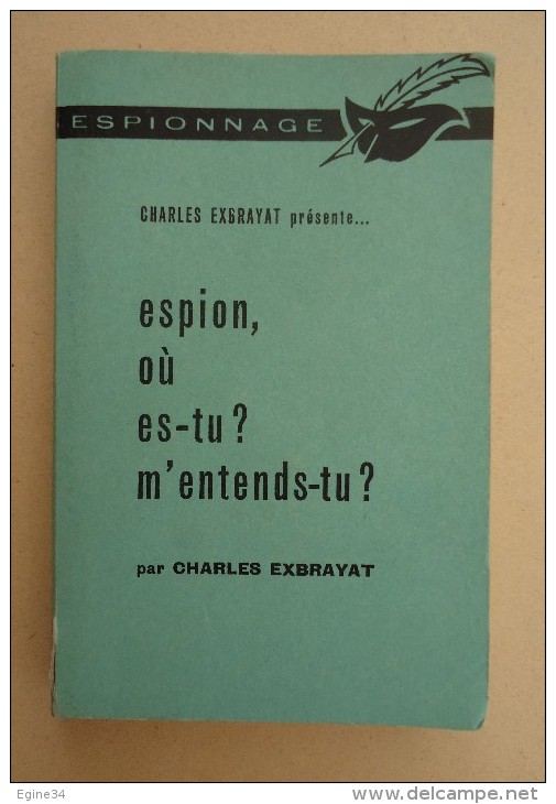 Le Masque - Charles Exbrayat Présente ..- Charles Exbrayat - Espion Où Es-tu ? M'entends-tu ?  - No 15 - - Le Masque