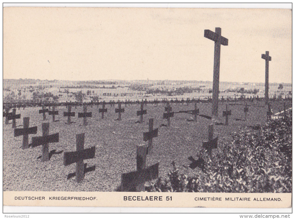 BECELAERE 51 : Deutscher Kriegerfriedhof - Cimetière Militaire Allemand - Photo Kerling - Zonnebeke
