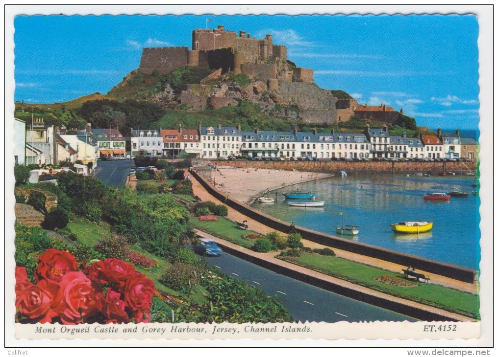 Jersey        Mont Orgueil Castle And Gorey Harbour - Andere & Zonder Classificatie