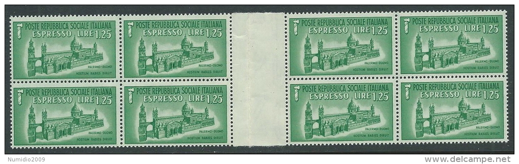 1944 RSI ESPRESSO DUOMO DI PALERMO PONTE LUSSO MNH ** - VA17-2 - Express Mail