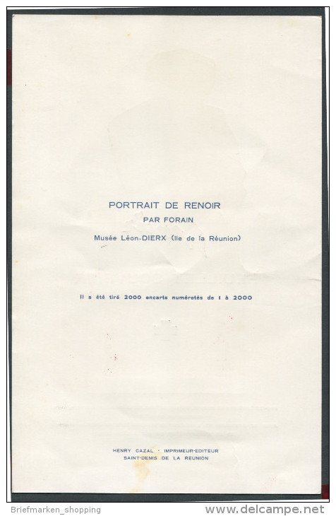 Reunion 1965 - La Réunion 1965 - Yvert 366-367 Sur Feuillet Souvenir / Auf Gedenkbl. - Oo Sonderstempel / Oblit. 1° Jour - Covers & Documents