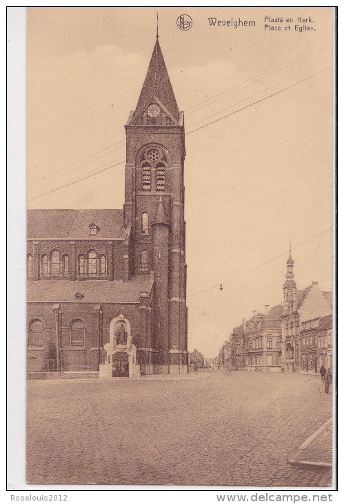 WEVELGEM / WEVELGHEM : Plaats En Kerk - Wevelgem