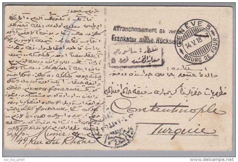 Motiv Künstlerkarte A.Zandrino #60-6 1918-05-14 Genf N.Türkei - Zandrino