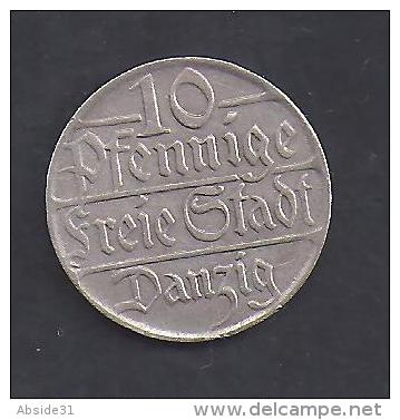 POLOGNE - DANZIG - 10 Pf  1923 - Pologne