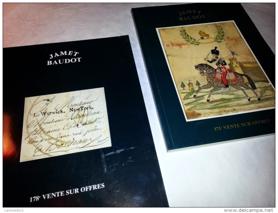 2 Catalogues De Timbres Sur Offres Chez Jamet Baudot ; 1996 Et 1999 Jetons Monnaie, Variétés - Catalogues De Maisons De Vente