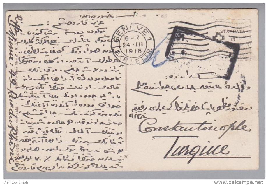 Motiv Künstlerkarte A.Zandorino 1918-03-24 Nach Türkei - Zandrino