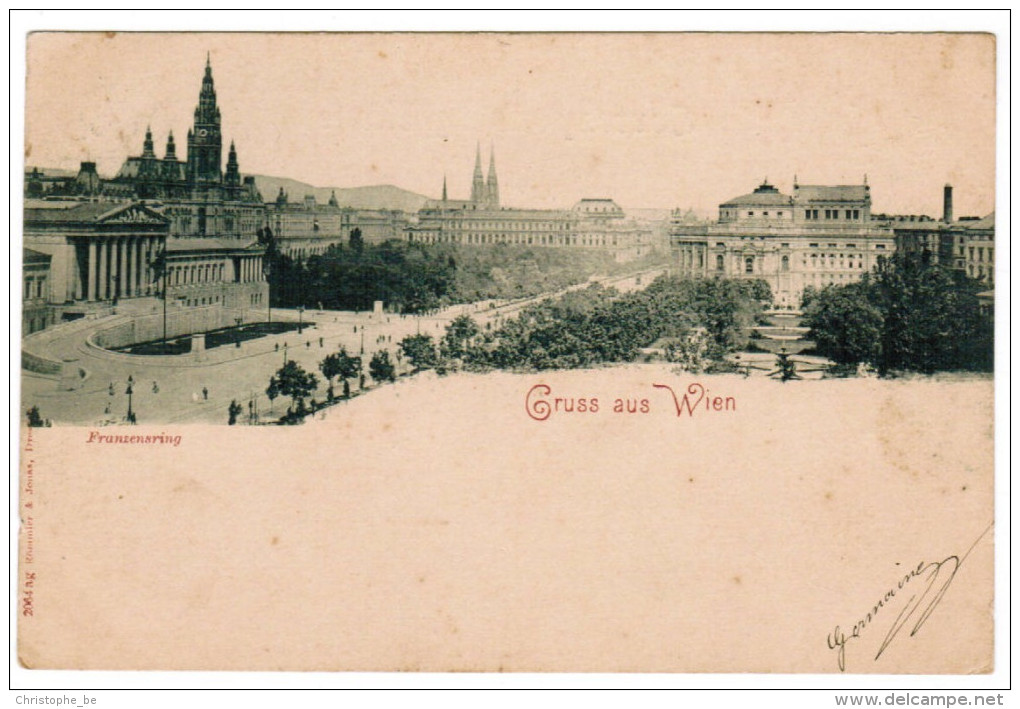 AK Gruss Aus WIen (pk20582) - Belvedere