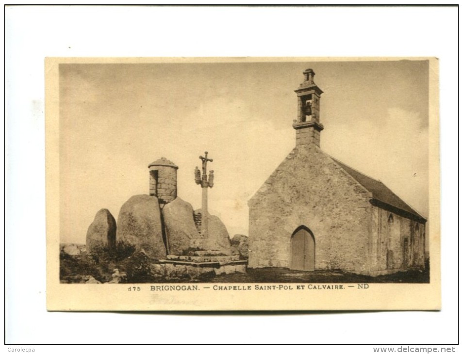 CP - BRIGNOGAN (29) Chapelle Saint Pol - Brignogan-Plage