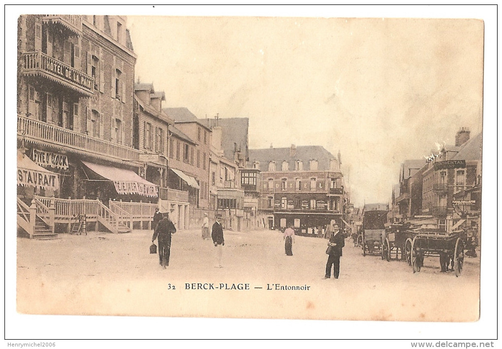 Pas De Calais - 62 - Berck Plage - L'entonnoir - Hotel De La Paix - Berck