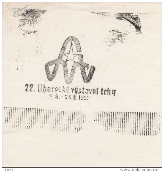 J1694 - Czechoslovakia (1945-79) Control Imprint Stamp Machine (R!): 22nd Liberec Exhibition Markets - Proofs & Reprints