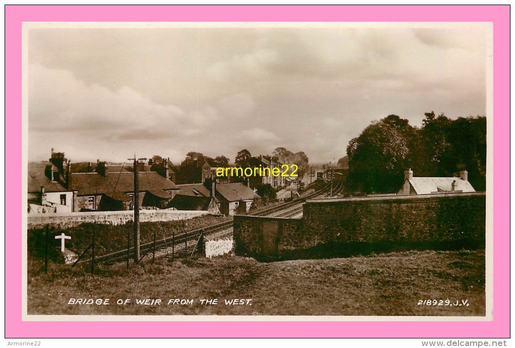 CPA   BRIDGE OF WEIR FROM THE WEST - Renfrewshire