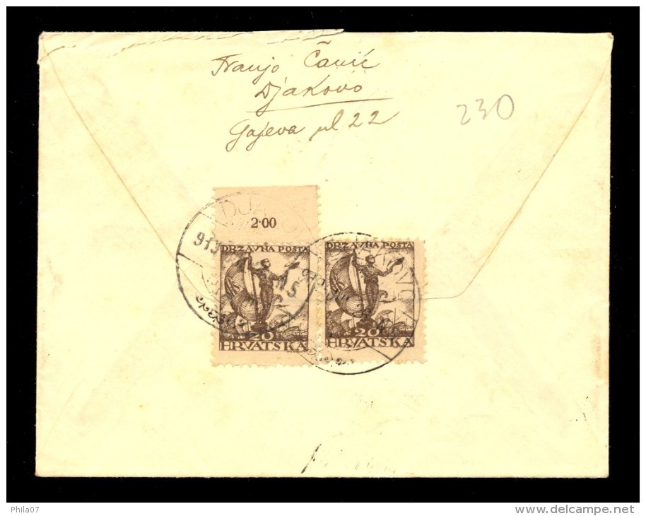 Kingdom Of Yugoslavia - Letter Sent From Djakovo To Osijek 26.07.1919. Censored By Military Censorship In Osijek. - Covers & Documents