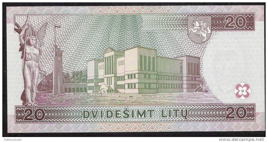 LITUANIA  P60  20  LITU  1997        UNC. - Lithuania