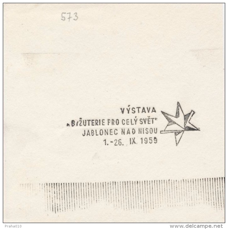 J1709 - Czechoslovakia (1945-79) Control Imprint Stamp Machine (R!): The Exhibition "Jewelry For The Whole World" - Proofs & Reprints