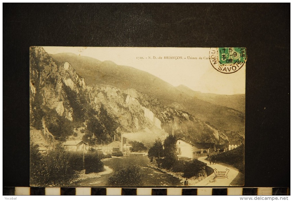 CP, 05, BRIANCON Usine De Caroues N° 1720 Voyagé En 1909 - Briancon