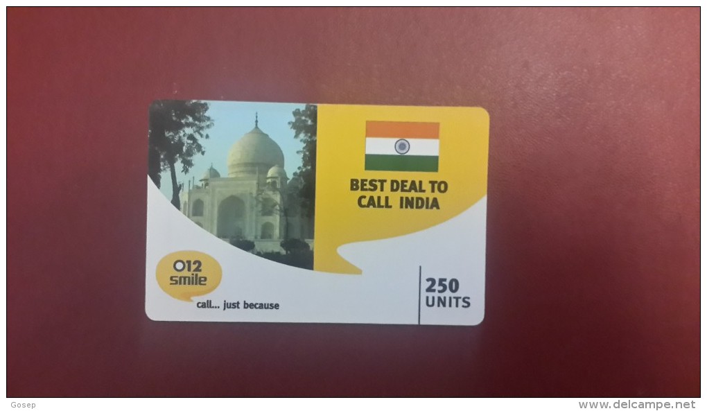 India-best Deal To Call India-(250units)-012-ussd+1card Prepiad Free - Inde