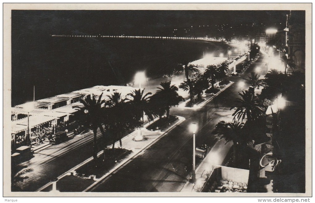 Cpa N° 1285 NICE La Promenade Des Anglais La Nuit - Nizza Bei Nacht