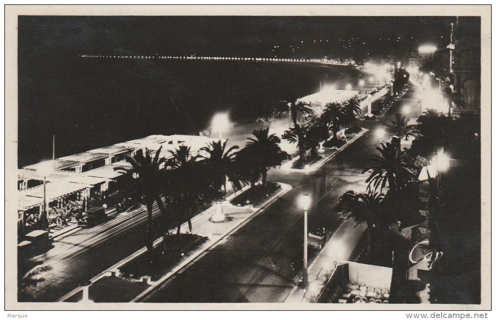Cpa N° 1285 NICE La Promenade Des Anglais La Nuit - Niza La Noche