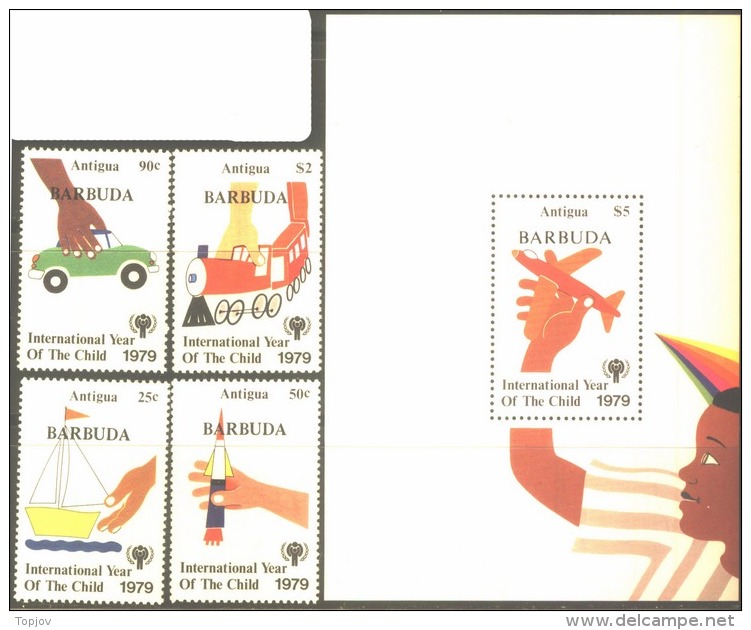 BARBUDA - INTERAT. YEAR OF CHILDREN -  CHILDRENS  TOYS  - **MNH - 1979 - Poupées