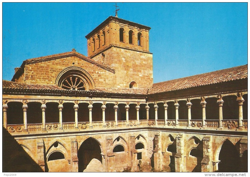 PP900 - POSTAL - MONASTERIO CISTERCIENSE DE SANTA MARIA DE HUERTA - SORIA - CLAUSTRO PLATERESCO Y TORRE DEL HOMENAJE - Soria