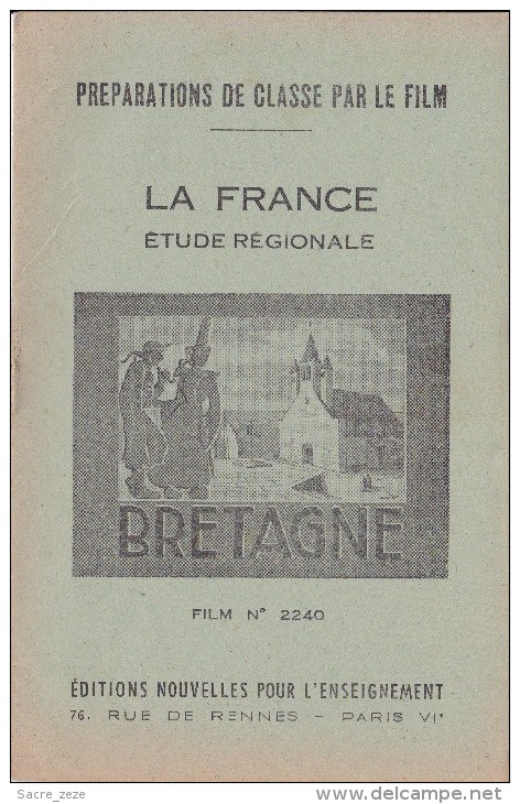 FILM FIXE EDUCATIF 35m/m Avec Son Livret-géographie La France-Bretagne - Filmspullen: 35mm - 16mm - 9,5+8+S8mm