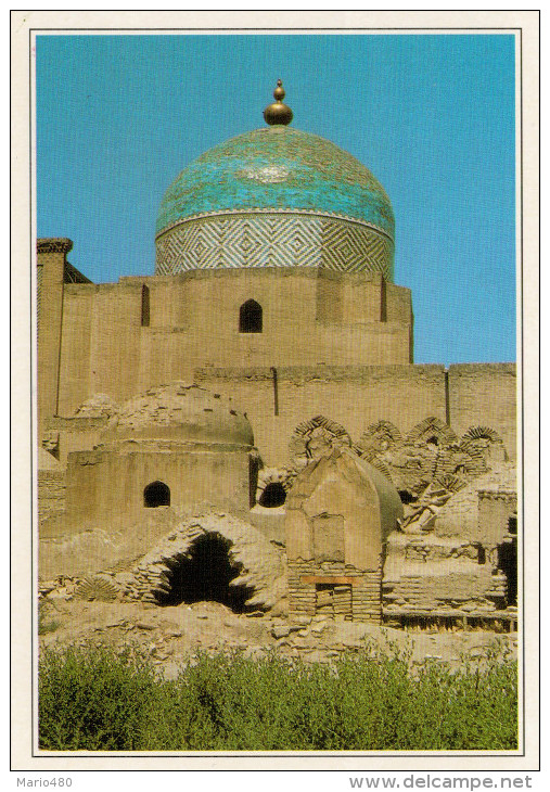 UZBEKISTAN:  KHIVA:  LA NECROPOLI      (NUOVA CON DESCRIZIONE DEL SITO SUL RETRO) - Uzbekistan